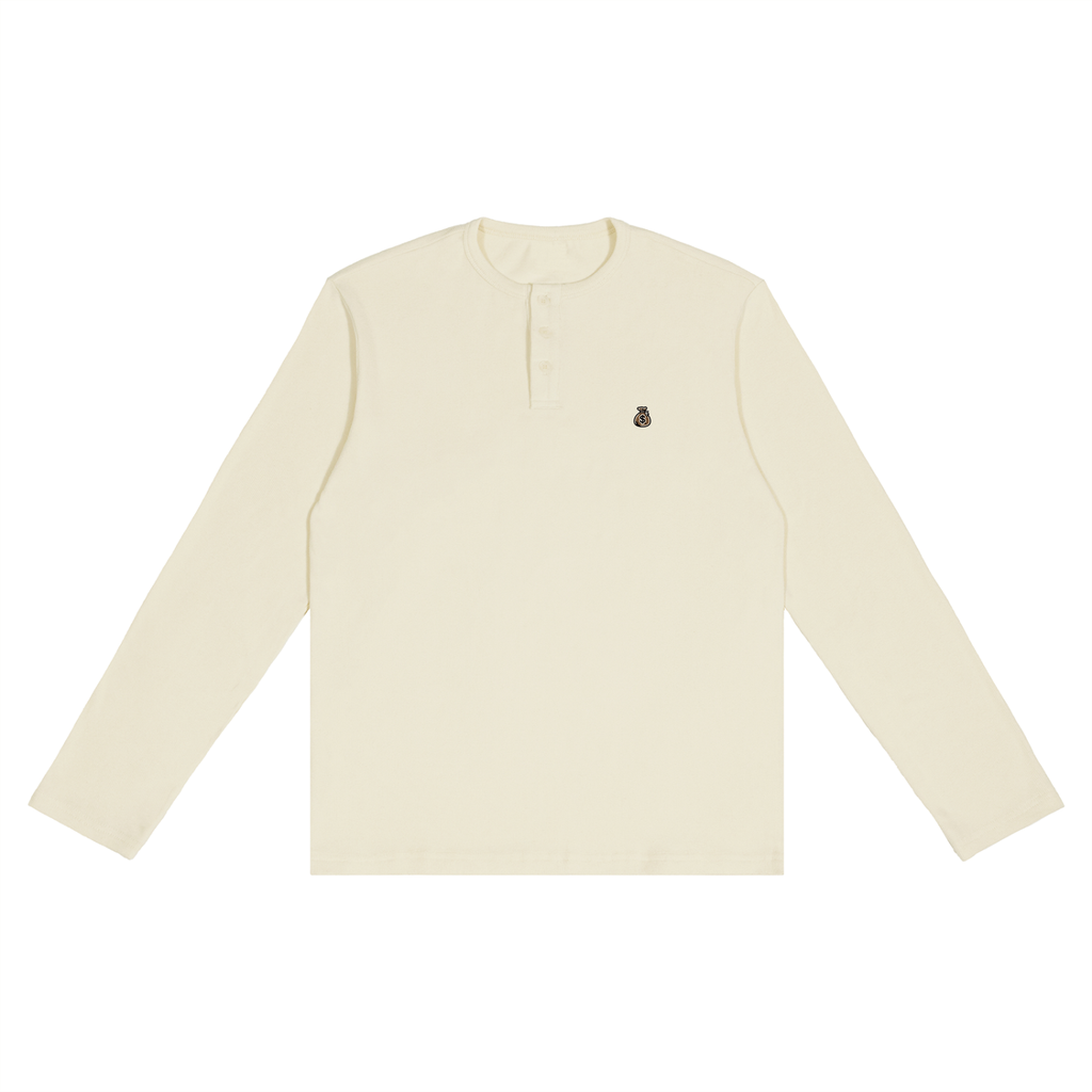 Long Sleeve Henley T-Shirt