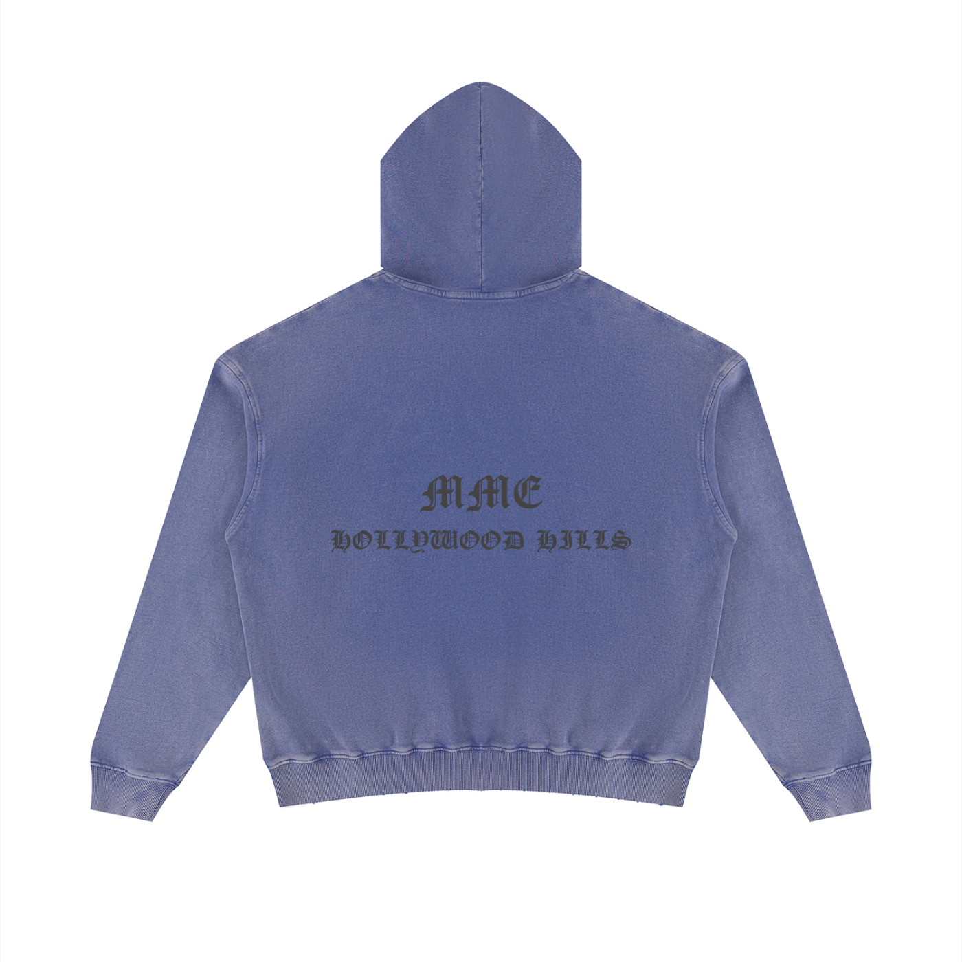 Unisex Mineral Wash Distressed Hoodie