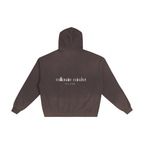 Millionaire Mindset Hand-Frayed Zip Hoodie