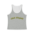 Women's Color Block Cropped Tank Top