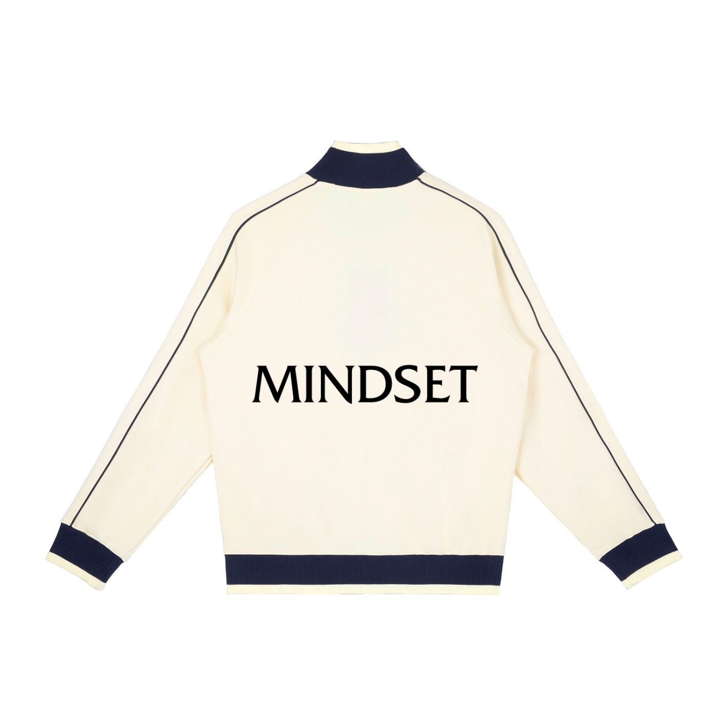 Color Block Raglan Sleeve Zip Track Jacket