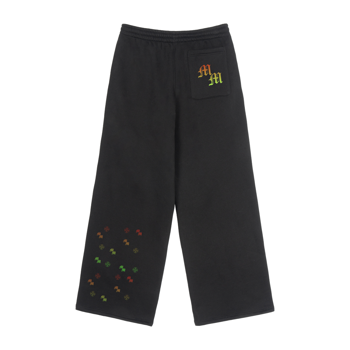 Millionaire Mindset MM Monogram Sweatpants - Black