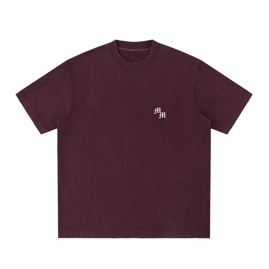 Heavyweight Vintage Washed Frayed T-Shirt