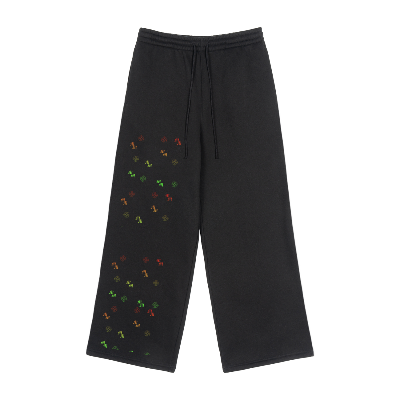 Millionaire Mindset MM Monogram Sweatpants - Black
