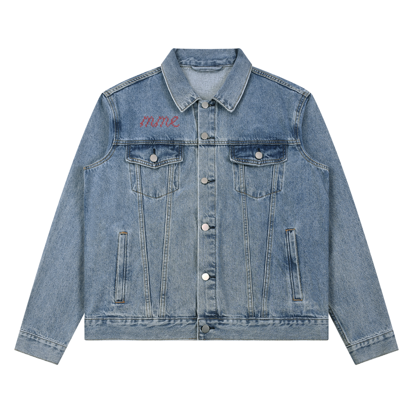 L'état d'esprit "Forbidden Love" Vintage Denim Jacket