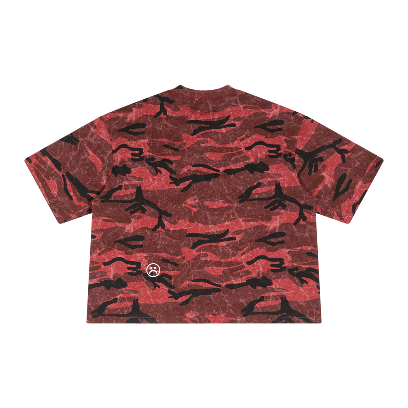 Unisex Boxy Camo Print T-Shirt