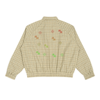 Unisex Plaid Full-Zip Track Jacket