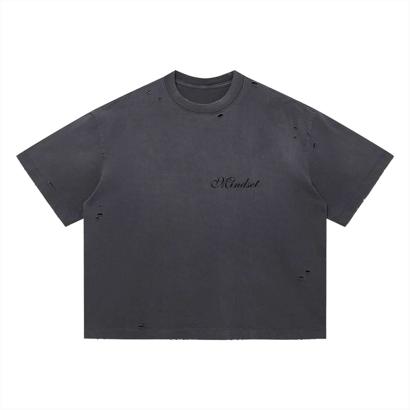 Vintage Washed Distressed Boxy Oversized T-Shirt