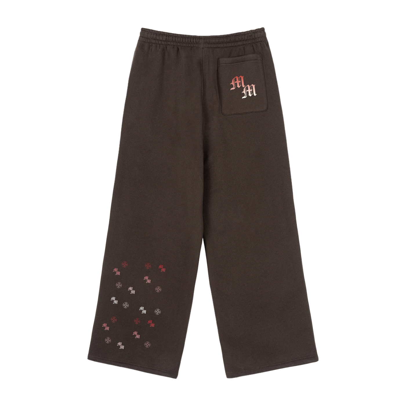 Millionaire Mindset MM Monogram Sweatpants - Brown