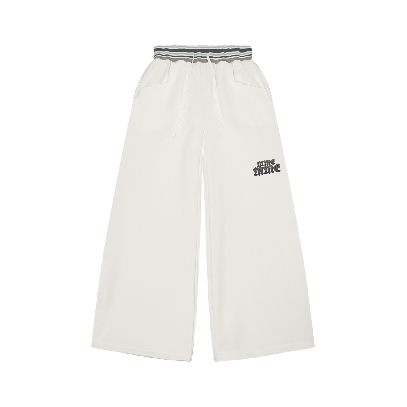 Millionaire Mindset Striped Wide Sweatpants