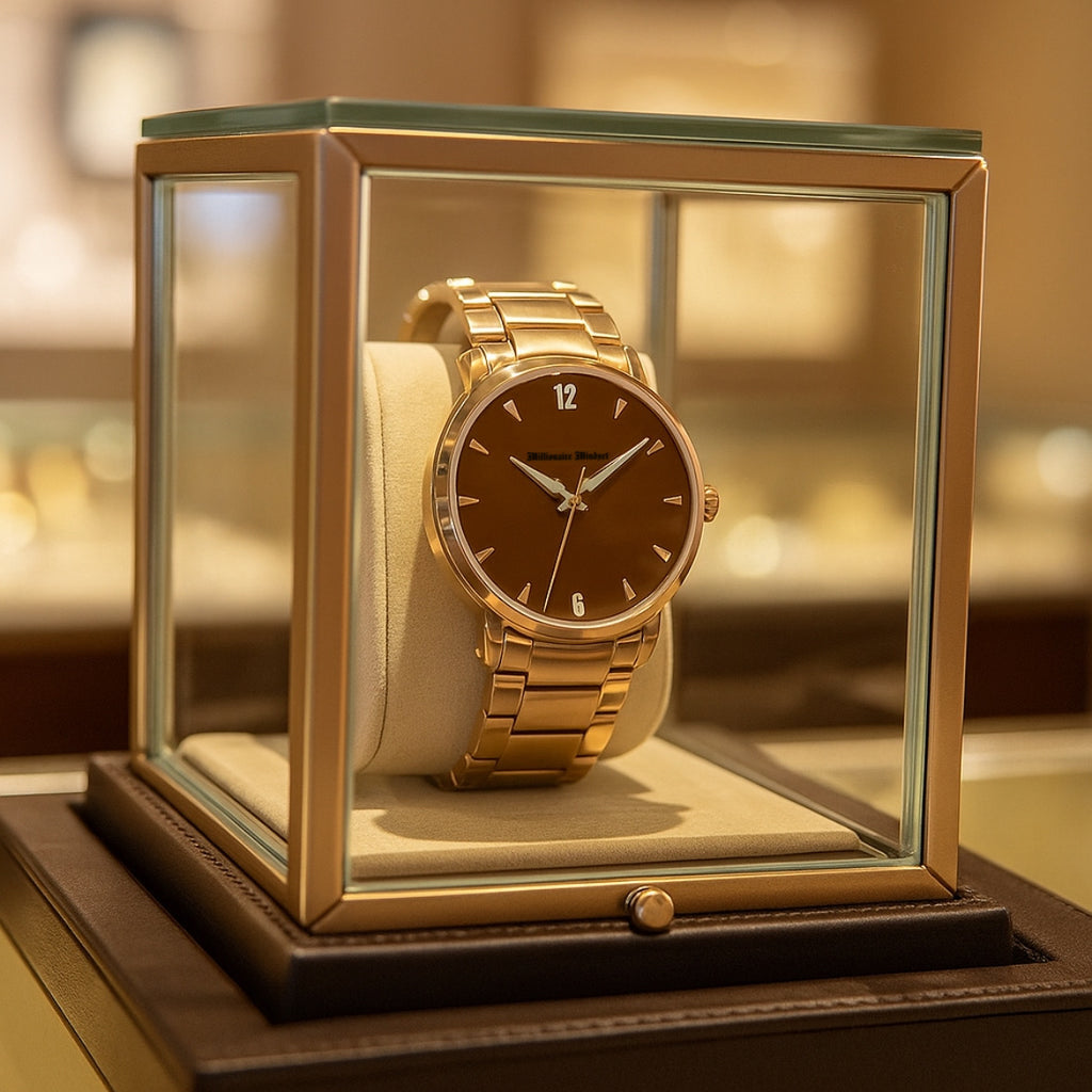 MME Submariner Automatic Watch - Chocolate Brown