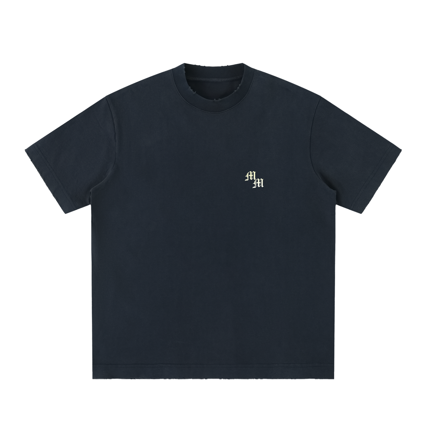 Heavyweight Vintage Washed Frayed T-Shirt