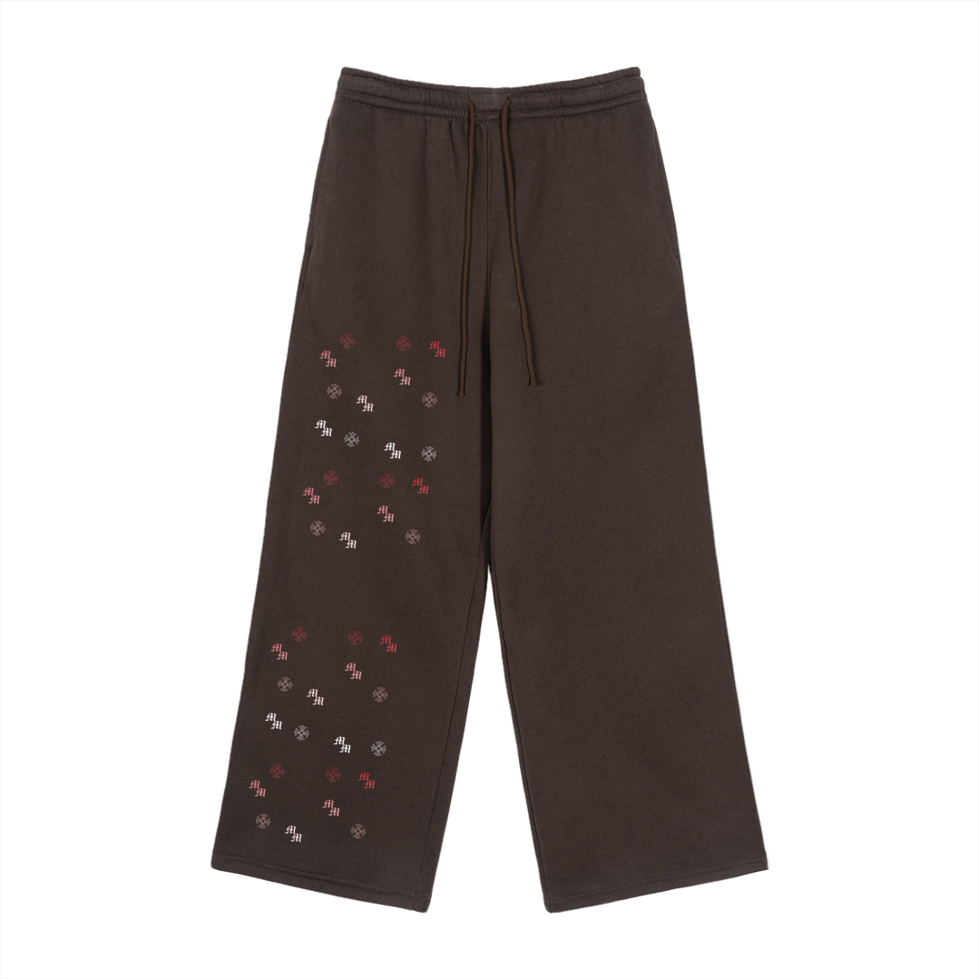 Millionaire Mindset MM Monogram Sweatpants - Brown