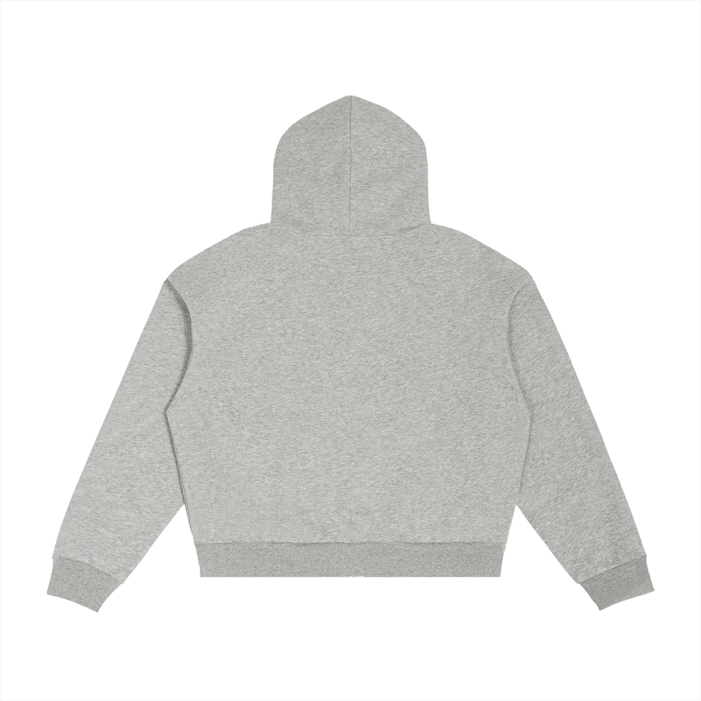 MME Contrast Plaid Zip Hoodie