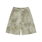 Unisex Vintage Wash Plaid Shorts