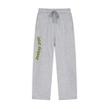 Solid Color Straight-Leg Sweatpants