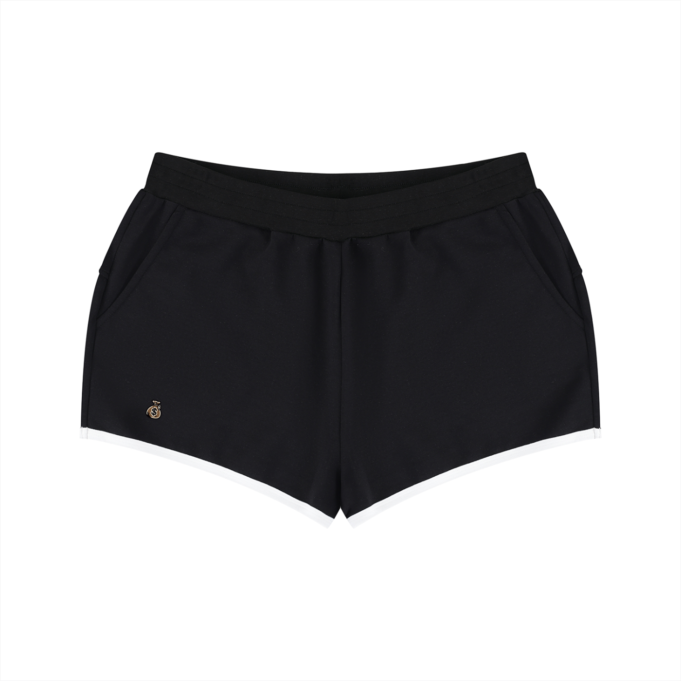 Women's Retro Contrast Binding Shorts