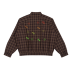 Unisex Plaid Full-Zip Track Jacket