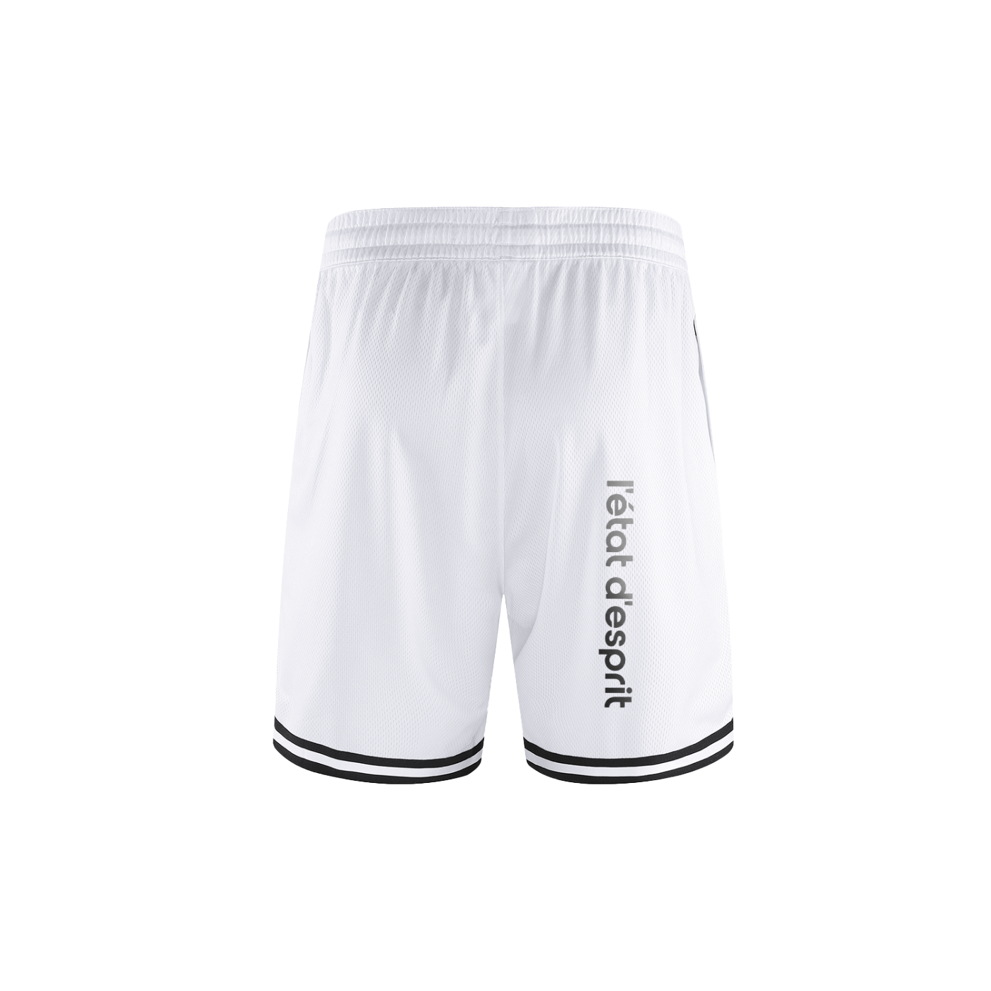 Classic Stripe Trim Basketball Shorts