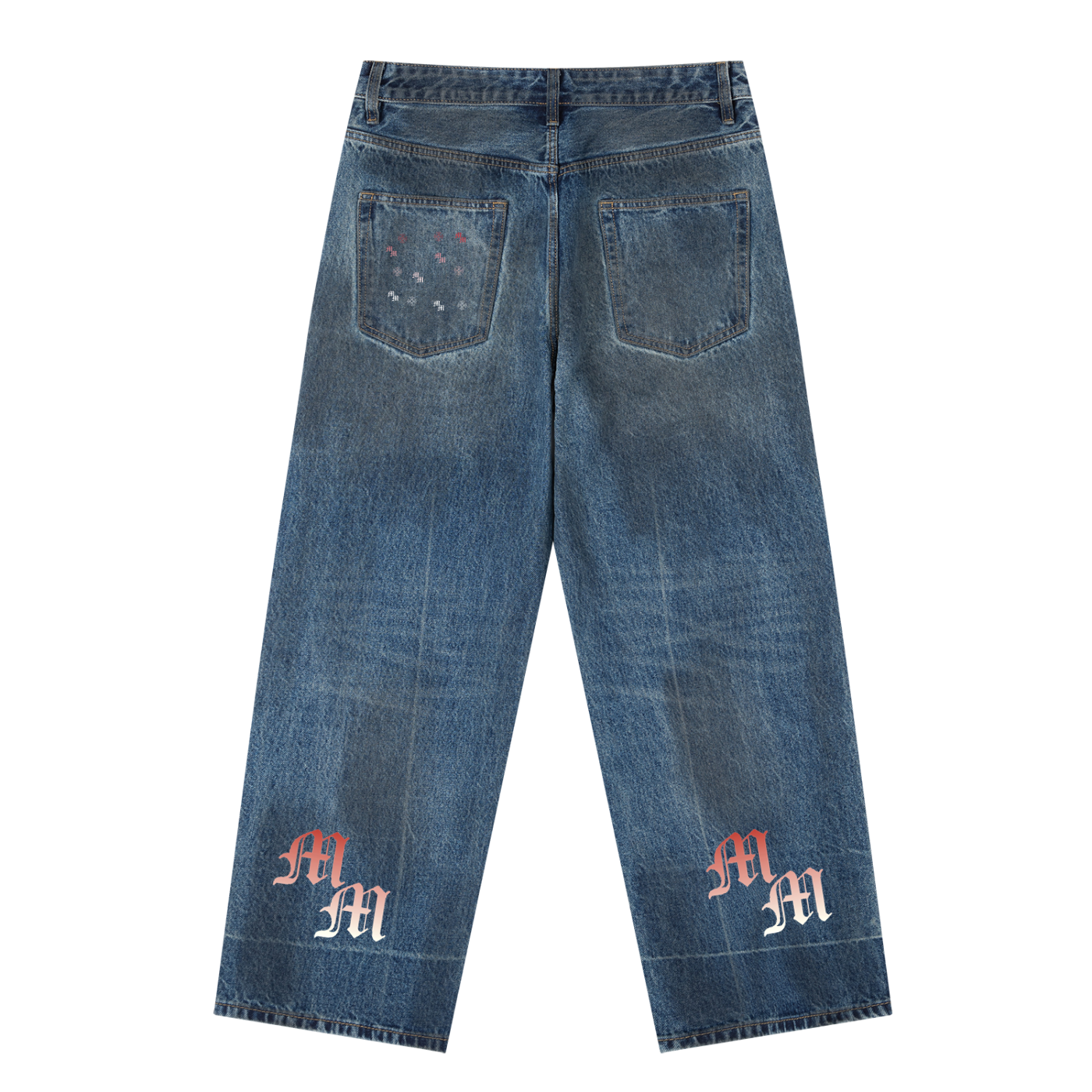 Millionaire Mindset Vintage Baggy Denim Jeans