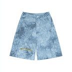 Unisex Vintage Wash Plaid Shorts