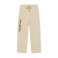 Solid Color Straight-Leg Sweatpants