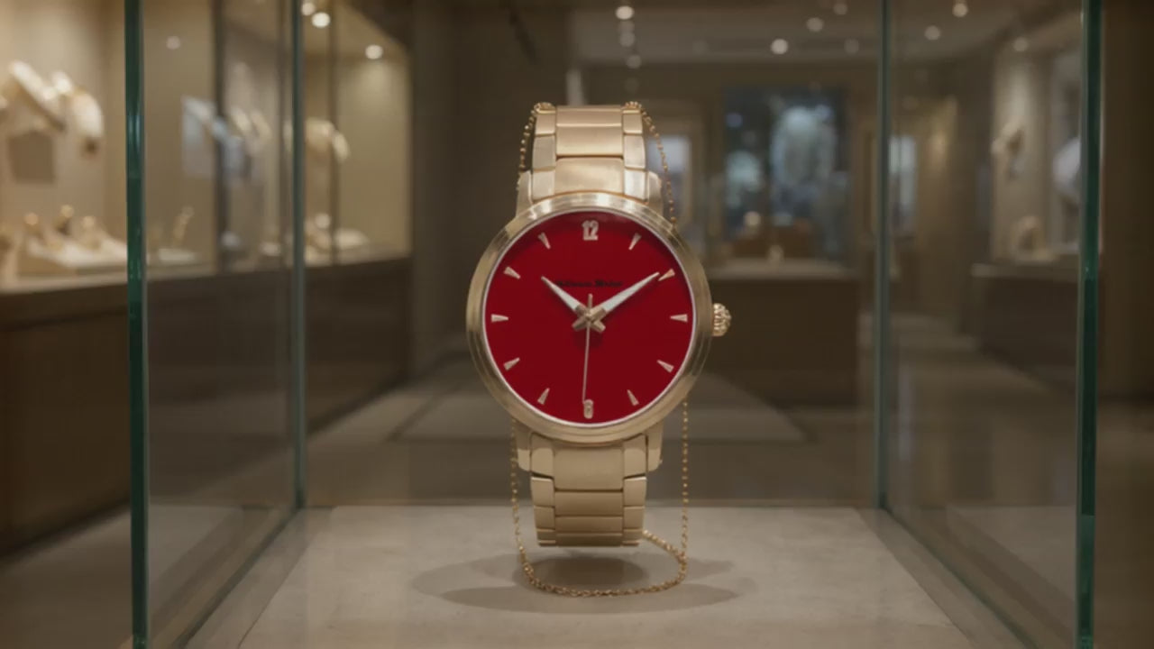 MME Submariner Automatic Watch - Red