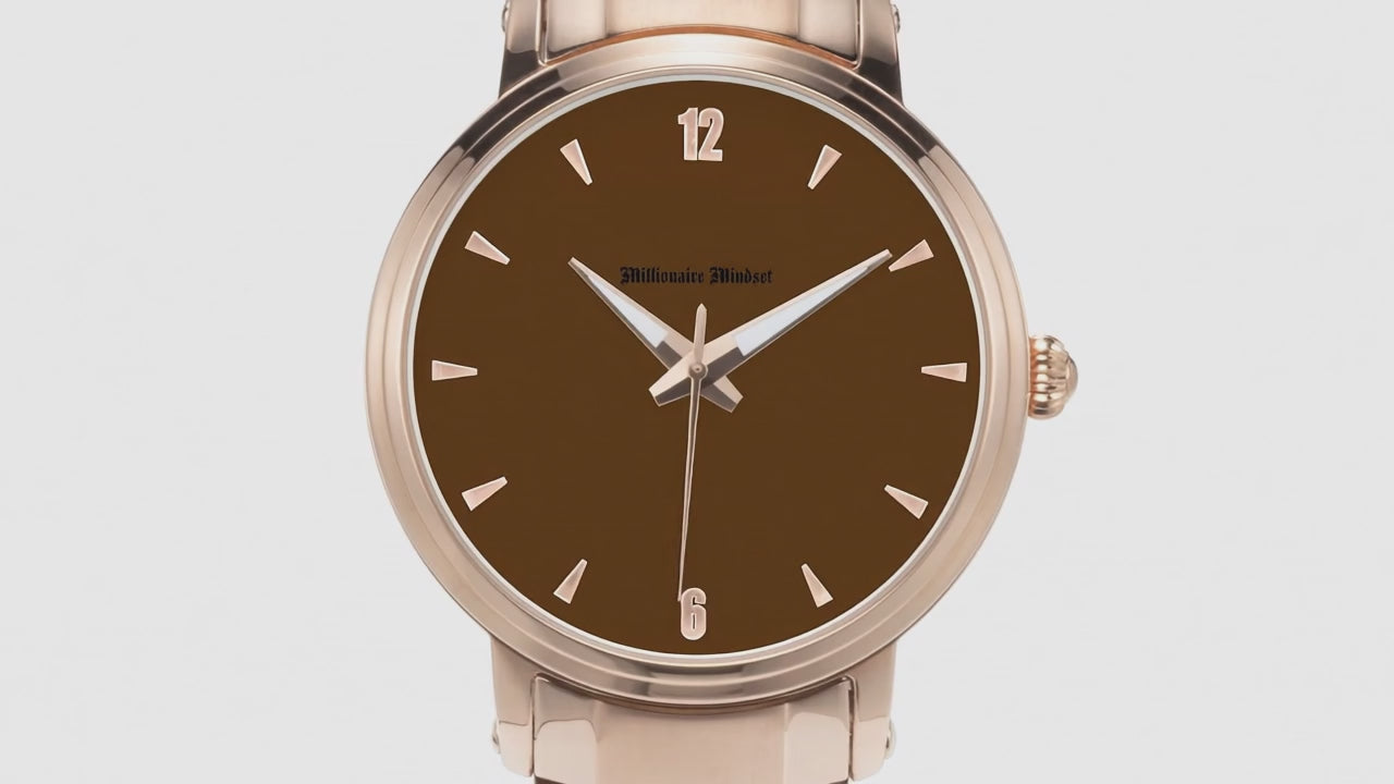 MME Submariner Automatic Watch - Chocolate Brown