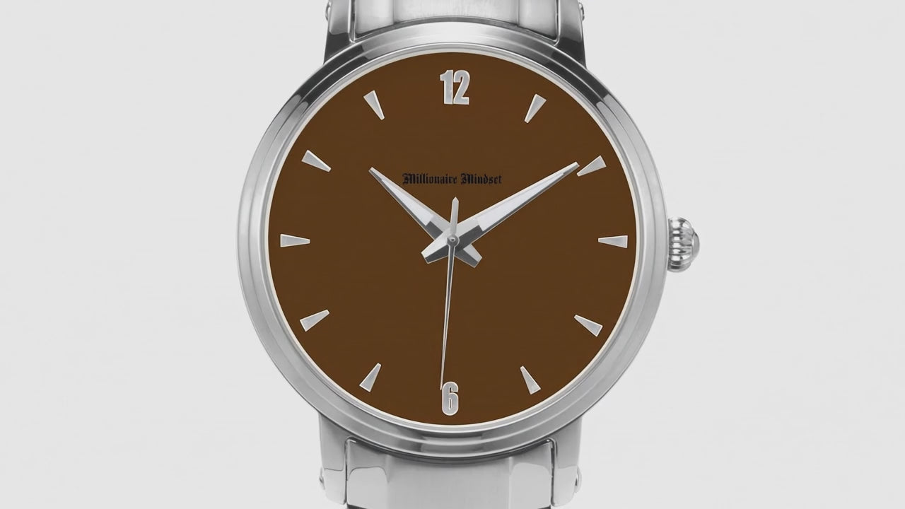 MME Submariner Automatic Watch - Chocolate Brown