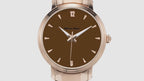 MME Submariner Automatic Watch - Chocolate Brown